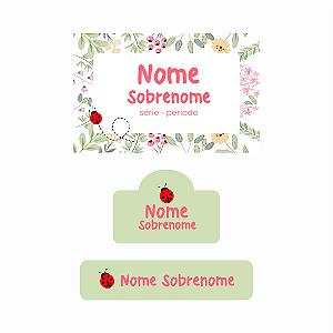 7. Joaninha - kit escolar