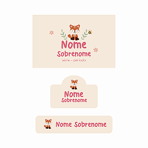 9. Raposa - kit escolar