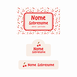 11. Cereja - kit escolar