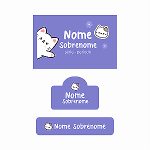 11. Gato - kit escolar