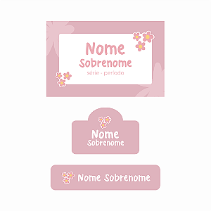 14. Florzinha - kit escolar