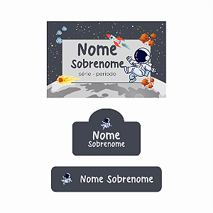 19- Astronauta - kit escolar