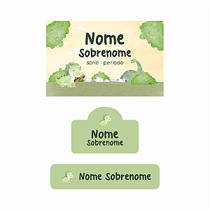 26 - Dino 2 - kit escolar