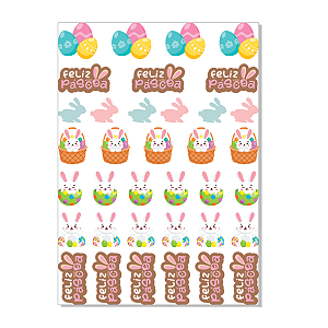 Textil e Papel - Transfer Páscoa 3