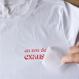 Textil - Adesivo Transfer Termocolante