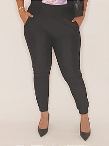 Calça Jogger em tecido disco