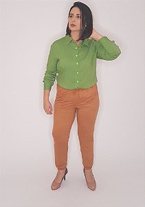 Calça Jogger em suede