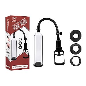 Youvibe Bomba Peniana Manual com 3 Anéis Vip Mix