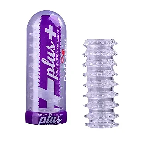 Capa Peniana Plus + com Saliência Hot Flowers