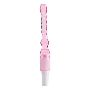 Jelly Plug Anal com Vibro Stimulator Escalonado Sexy Import