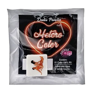 Hetero Color Dados Posições Diversão ao Cubo