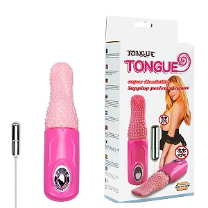 Tongue Vibrador em Formato de Língua com Cápsula Vibratória e 3 Modos de Vibração 3R Import