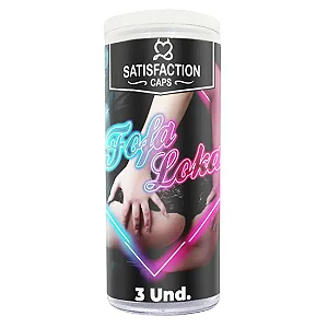 Fofa Loka Bolinha com Óleo de Massagem Corporal Excitante 3 Unidades