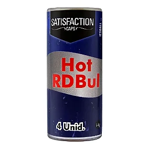Hot RDBul Cápsula com Óleo Beijável para Massagem Corporal com 4 unidades Satisfaction Caps