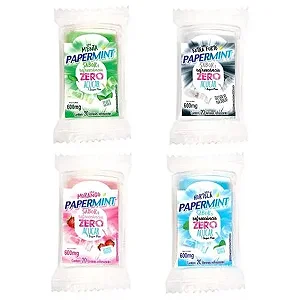 Papermint Lâminas Refrescantes Comestíveis Zero Açucar 600mg Danilla Foods