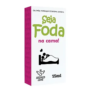 Seja Foda na Cama Gel Adstringente 15ml Secret Love