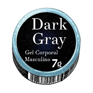 Dark Gray Gel Corporal Masculino 7g Garji