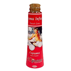 Espuma para Banho Sweet Love Aroma Infinito 160ml 40 Graus