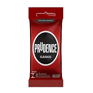 Preservativos Lubrificados 3 unidades Prudence Clássico
