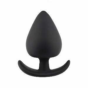 Plug Anal Silicone Tamanho M 6.7x3.5 Sexy Import
