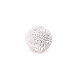 Escultura Bola branca P em poliresina