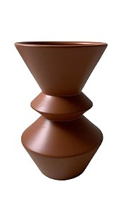 Cachepot Cone insdustrial Terra Matte