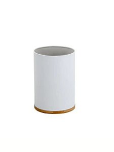 Porta Utensílios Metalla Branco