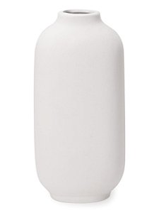 Vaso em ceramica fosco branco