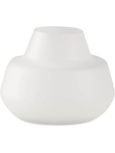Vaso em vidro fosco Branco baixo