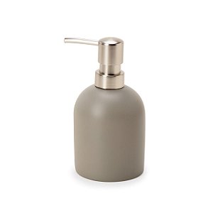 Porta sabonete liquido em cimento cinza