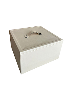 CAIXA EM MDF COM REVESTIMENTO EM PU
