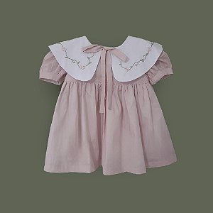 Vestido clássico folhagem