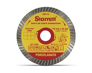 DISCO DIAMANTADO PORCELANATO DDP110 STARRET