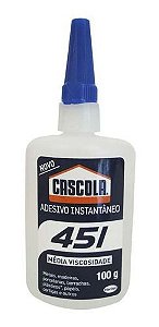 Cola Adesivo Instantâneo 451 100G Cascola