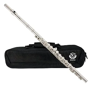 FLAUTA TRANSVERSAL EAGLE FL03S PRATA (NOVA) PARCELAMOS EM ATE 10X S/ JUROS #FL03S