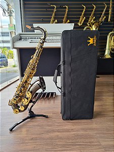 Sax Tenor - Novo (peça de vitrine) - black ônix - parcelo 21x - aceito trocas - tipo Eagle Yamaha Jupiter Weril