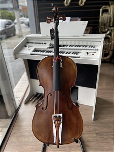 Violoncelo (cello) Eagle CE210 envelhecido - novo - pré ajustado - parcelo 21x