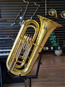 Tuba 4/4 Yamaha YBB 321 c/ 4 pistos em Si bemol (SEMINOVO) - #104536