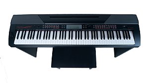Piano Digital Acordes AC-3000 - com gabinete - Preto Fosco