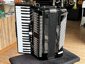 Acordeon c 120 Baixos e 7 registros - Preto Sólido (Vitrine) #PW2965