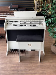 Orgão eletronico Schieffer mr350 branco #MR350-B