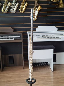 Flauta Jhankle com pezinho em SI  (SEMINOVA)#J16500851