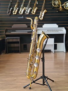 SAX BARÍTONO JUPÍTER JBS-593 LA GRAVE ORIGINAL (SEMINOVO) PARCELAMOS EM ATE 10X S JUROS #131076