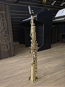 Sax soprano reto Tander (SEMINOVO) #SS-TANDER-030626