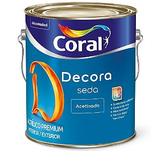 Tinta Decora Seda Premium Branco 3,6lt Coral