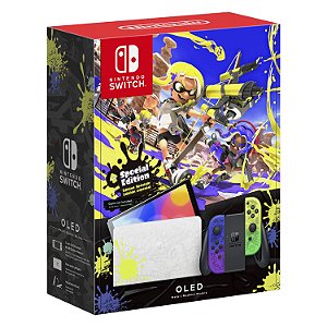 Console Nintendo Switch OLED Edição Especial Splatoon 3
