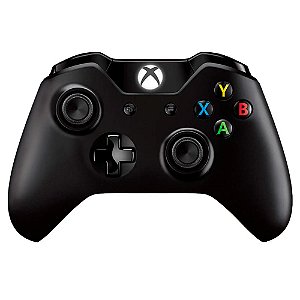 Controle Xbox One Fat Preto - Microsoft (Seminovo)