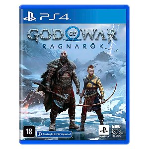 Jogo God Of War Ragnarok Nacional (Seminovo) - Mídia Física PS4 Sony