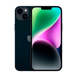 Smartphone iPhone 14 Plus 512gb, Tela de 6,7", Câmera de 12MP Rede 5G, Meia-noite - Apple