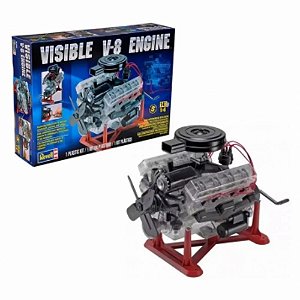 Kit Plástico Motor Visível V-8, 858883 - Revell